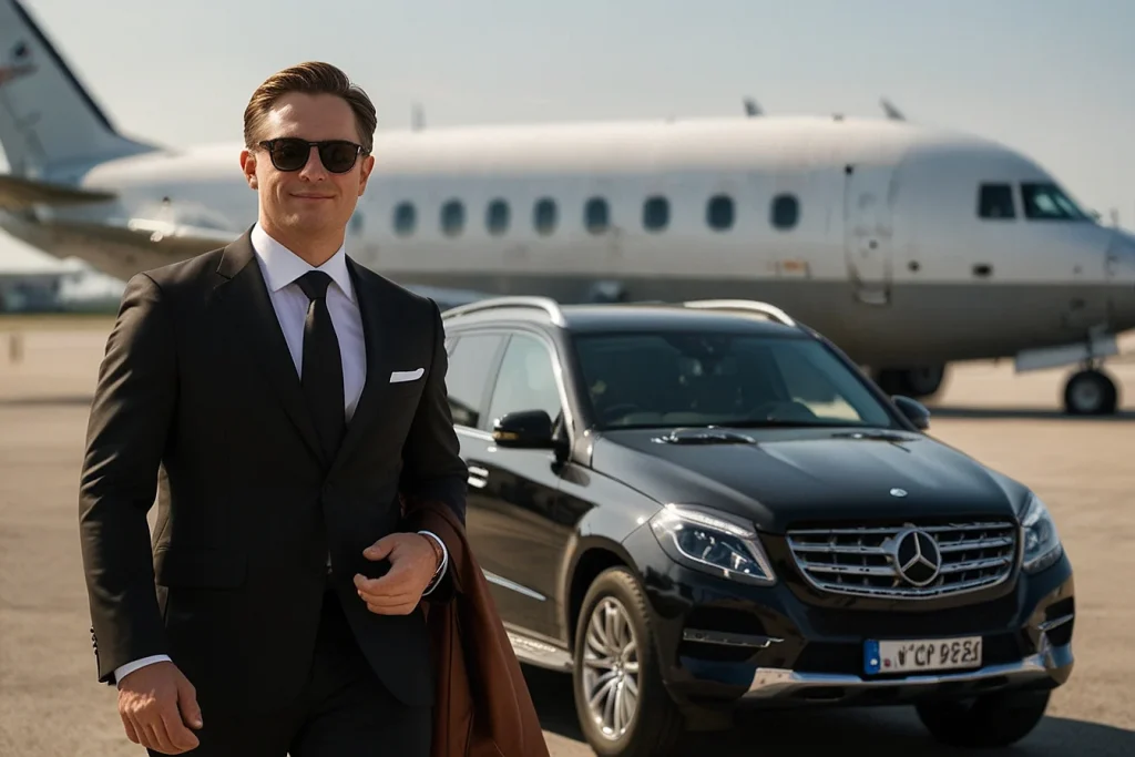 Mercedes avec chauffeur privé à Nice