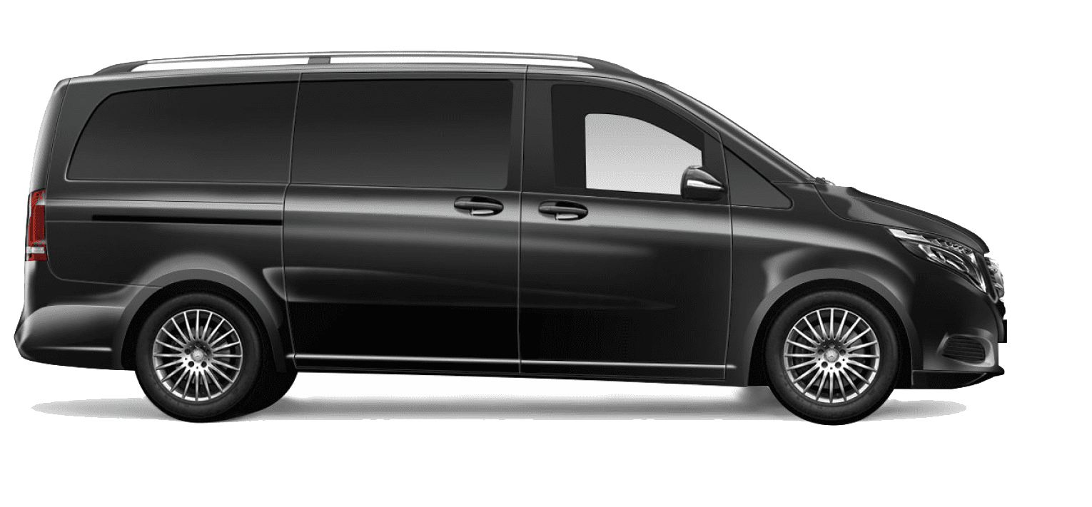 Mercedes V-Class van with chauffeur in Nice