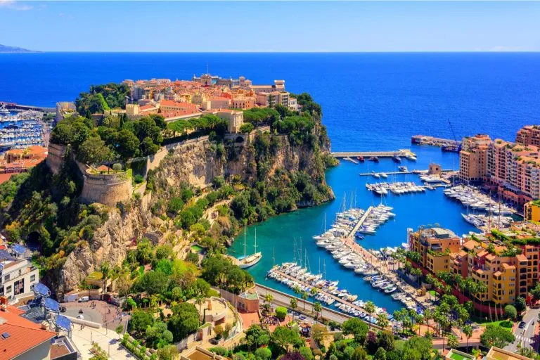 Rocher et port de Monaco