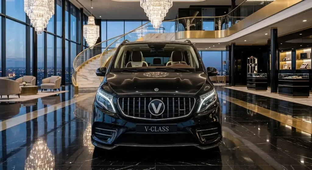 Mercedes Classe V, van avec chauffeur privé à Nice